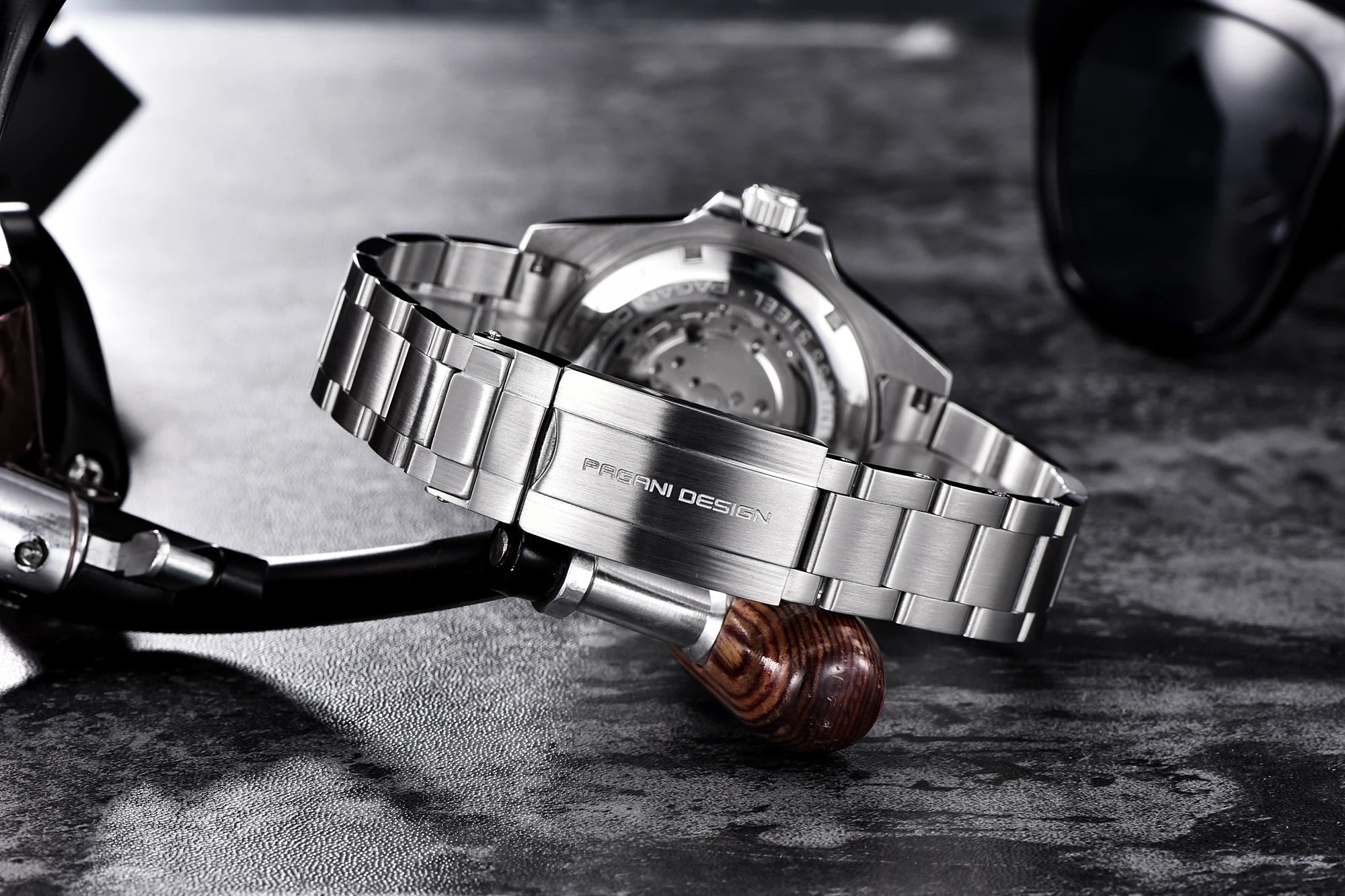 PAGANI DESIGN PD-1639 Automatic Men's Watch - Luxury Dive Style with Sapphire Crystal, Stainless Steel, 10ATM Waterproof, Japanese NH35 Movement