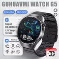 GUHUAVMI 1.75" AMOLED Smartwatch with GPS & Bluetooth Calling - IP68 Waterproof, 100+ Sports Modes, Heart Rate/SpO2 Monitor, 7-Day Battery