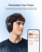 Baseus Bowie H1s Wireless Headphones - Bluetooth 5.4 with 46dB Hybrid ANC, 120H Playtime, Hi-Res Spatial Audio, 0.06s Low Latency, Foldable Over-Ear Headset