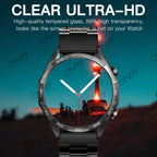 ONM 9H Premium Tempered Glass Screen Protector for Haylou Solar 5 Smartwatch - HD Clear, Anti-Fingerprint, 2.5D Rounded Edge