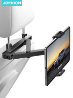 Joyroom Car Headrest Tablet Holder - Adjustable 3-in-1 Backseat Mount for iPad, Phones & Tablets 4.7"-12.9", Foldable & Stable