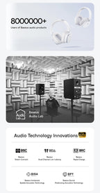 Baseus AeQur GH02 Gaming Wireless Headphones - Triple Mode 2.4G/Bluetooth 5.3/Wired, 40H Playtime, Chatmix, 4-Speaker Driver, App Control