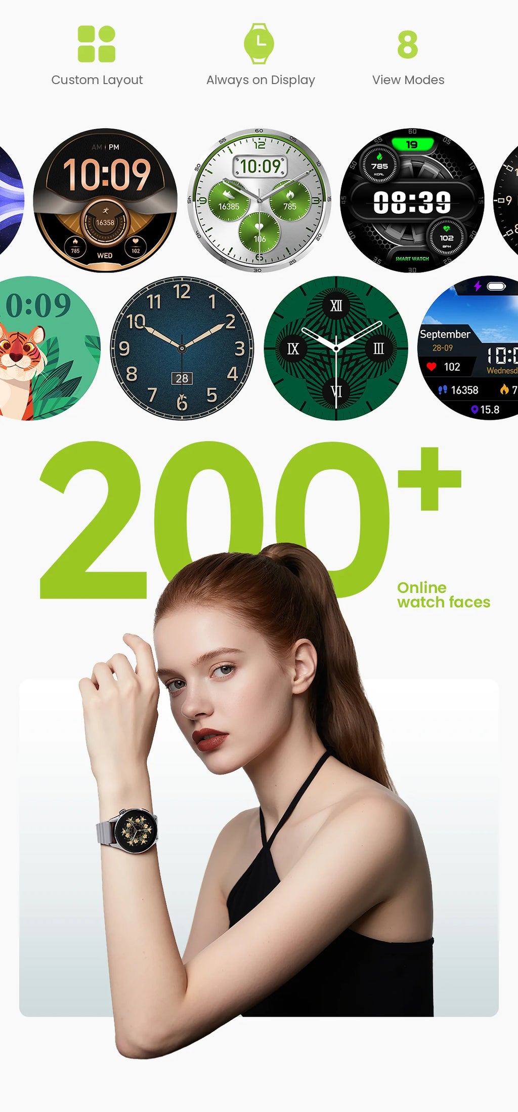 HAYLOU Watch 4S GPS Smartwatch - 1.43" AMOLED, 5-Satellite Positioning, Bluetooth Calling, 120+ Sports Modes, 18-Day Battery, Rotating Crown