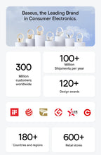 Baseus AeQur GH02 Gaming Wireless Headphones - Triple Mode 2.4G/Bluetooth 5.3/Wired, 40H Playtime, Chatmix, 4-Speaker Driver, App Control