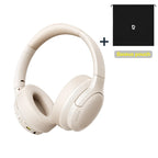 Baseus BH1 Lite Wireless Headphones - Bluetooth 6.0, 80H Playtime, Super Bass, ENC Clear Call, Lightweight Over-Ear Headset with Dual Connect