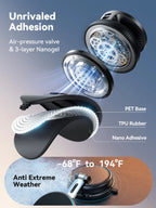 Joyroom MagSafe Car Phone Holder - 15W Fast Wireless Charger, Magnetic Vacuum Suction Mount for iPhone 15/14/13/12 Series