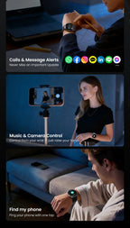 HAYLOU Solar Lite 2 Smartwatch - 1.43" AMOLED 60Hz, Bluetooth 5.4 Calling, 17-Day Battery, 150+ Sports Modes, 24/7 Health Monitor