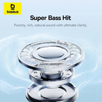 Baseus BH1 Lite Wireless Headphones - Bluetooth 6.0, 80H Playtime, Super Bass, ENC Clear Call, Lightweight Over-Ear Headset with Dual Connect