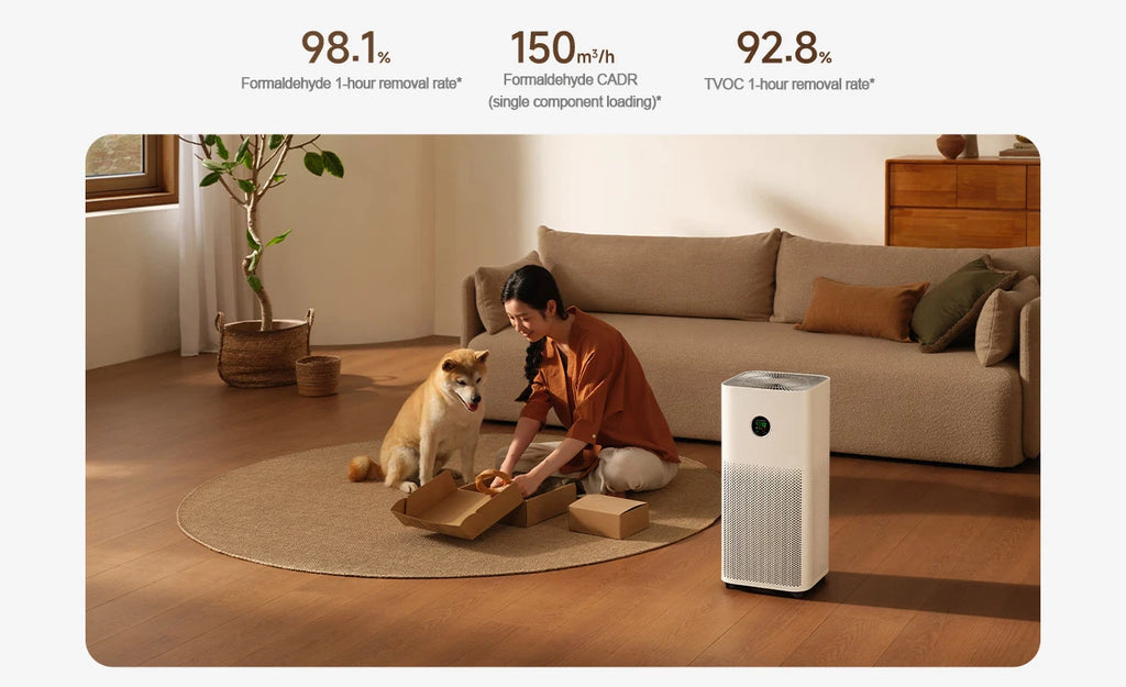 Xiaomi Mijia Air Purifier 5 - For Home Up to 48㎡, Removes Virus, Formaldehyde, Dust, Pollen & Pet Hair, Smart APP Control, Ultra Quiet