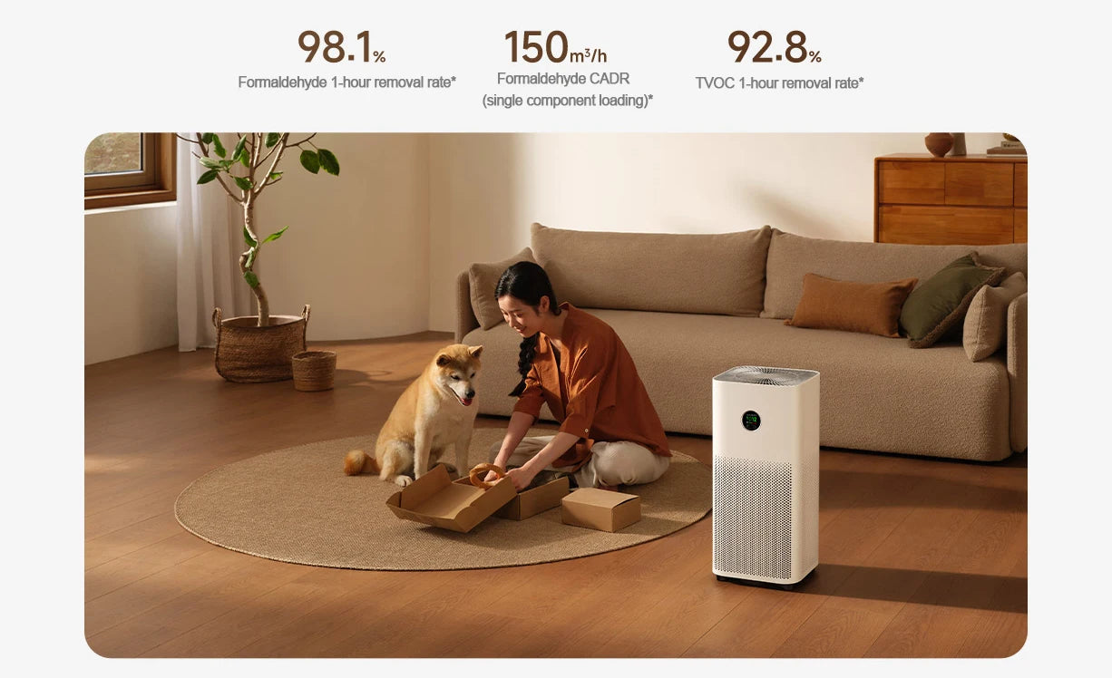 Xiaomi Mijia Air Purifier 5 - For Home Up to 48㎡, Removes Virus, Formaldehyde, Dust, Pollen & Pet Hair, Smart APP Control, Ultra Quiet