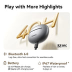 Baseus Bowie MC1 Pro Open-Ear Clip Earbuds - Bluetooth Wireless Earphones, Hi-Res Audio, 4-Mic ENC Calls, 40H Playtime, IP67 Waterproof, Ultra-Light Comfort Fit