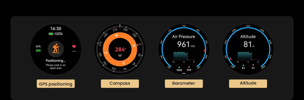 HAYLOU Solar Ultra GPS Smartwatch - 1.6" AMOLED, Built-in GPS, 5ATM Waterproof, Bluetooth Calling, 170+ Sports Modes, 22-Day Battery