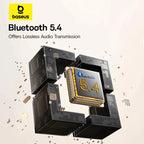 Baseus Bowie H1s Wireless Headphones - Bluetooth 5.4 with 46dB Hybrid ANC, 120H Playtime, Hi-Res Spatial Audio, 0.06s Low Latency, Foldable Over-Ear Headset