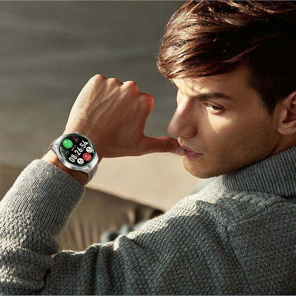 GUHUAVMI 1.75" AMOLED Smartwatch with GPS & Bluetooth Calling - IP68 Waterproof, 100+ Sports Modes, Heart Rate/SpO2 Monitor, 7-Day Battery