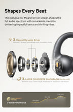 Baseus Bowie MC1 Pro Open-Ear Clip Earbuds - Bluetooth Wireless Earphones, Hi-Res Audio, 4-Mic ENC Calls, 40H Playtime, IP67 Waterproof, Ultra-Light Comfort Fit