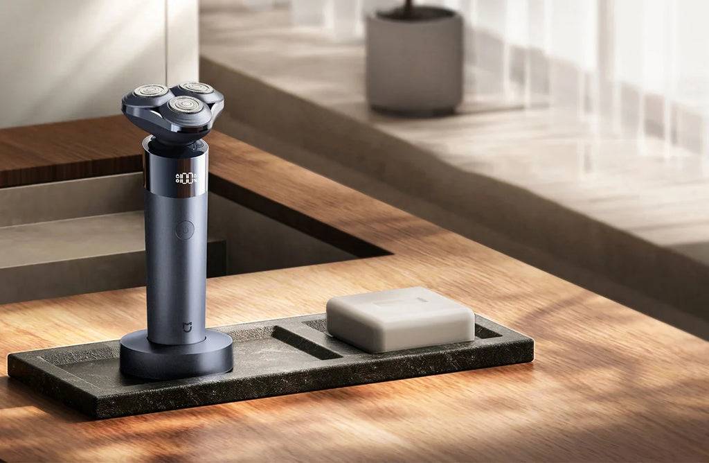 Xiaomi Mijia S302 Electric Shaver - 360° Floating Head, IPX7 Waterproof, 90min Shaving, Smart Digital Display, Wet & Dry Men's Beard Trimmer