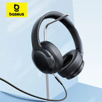 Baseus BH1 Lite Wireless Headphones - Bluetooth 6.0, 80H Playtime, Super Bass, ENC Clear Call, Lightweight Over-Ear Headset with Dual Connect