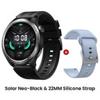 HAYLOU Solar Neo Smart Watch - Bluetooth Calling, 30-Day Battery, IP68 Waterproof, 127 Sports Modes, 24/7 Health Monitor, 1.53" HD Display