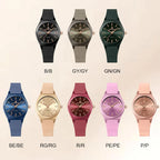 NAVIFORCE Women's Fashion Watch 2025 - Quartz Watch with Silicone Strap, Water Resistant, Simple Casual Ladies Wristwatch