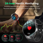 GUHUAVMI 1.75" AMOLED Smartwatch with GPS & Bluetooth Calling - IP68 Waterproof, 100+ Sports Modes, Heart Rate/SpO2 Monitor, 7-Day Battery