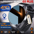 GUHUAVMI 1.75" AMOLED Smartwatch with GPS & Bluetooth Calling - IP68 Waterproof, 100+ Sports Modes, Heart Rate/SpO2 Monitor, 7-Day Battery