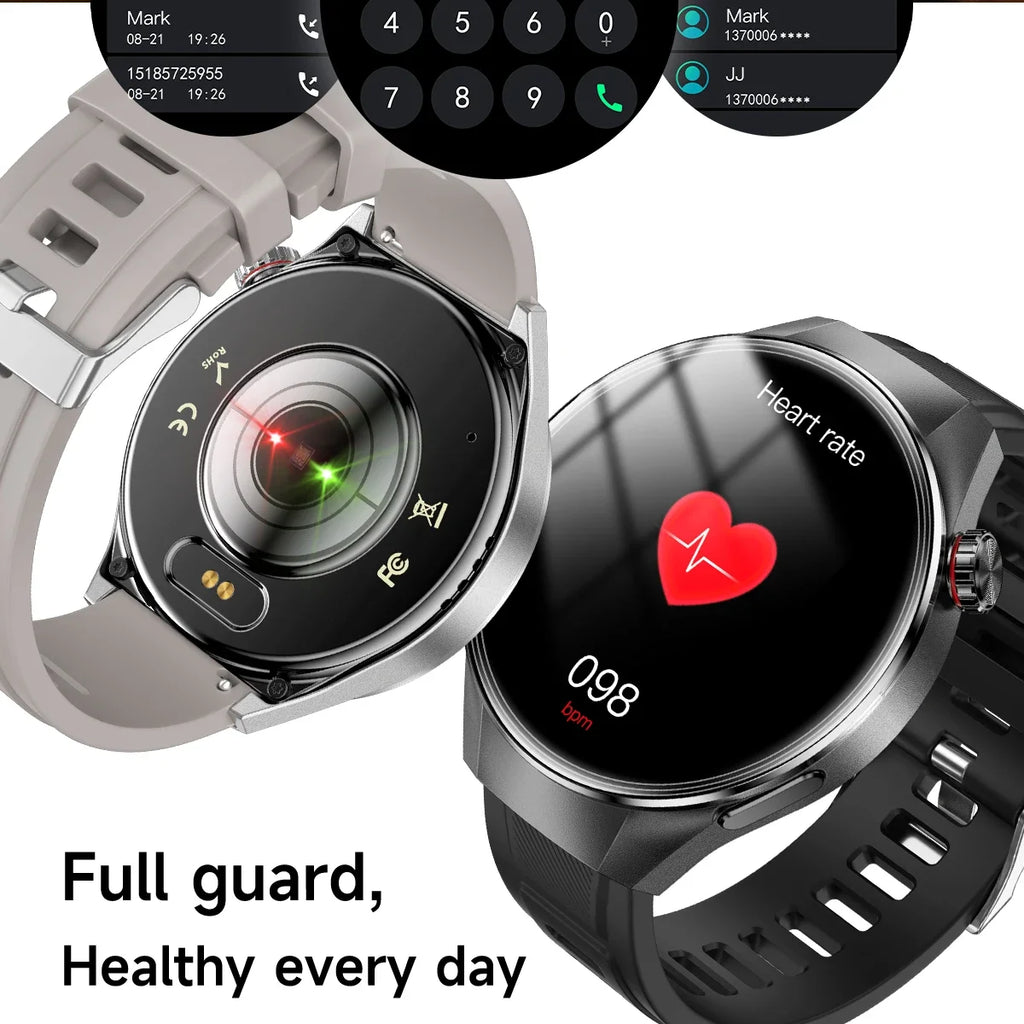 GUHUAVMI 1.75" AMOLED Smartwatch with GPS & Bluetooth Calling - IP68 Waterproof, 100+ Sports Modes, Heart Rate/SpO2 Monitor, 7-Day Battery