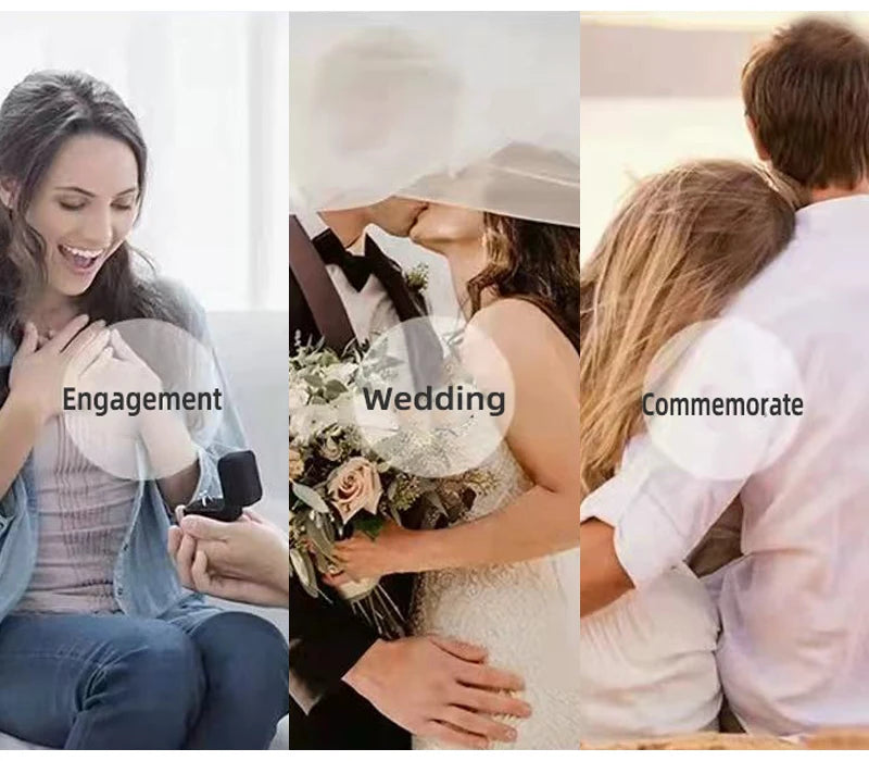 So-Bling S925 Sterling Silver Cocktail Ring For Women, Elegant Fine Cubic Zirconia Ring for Engagement Wedding Party