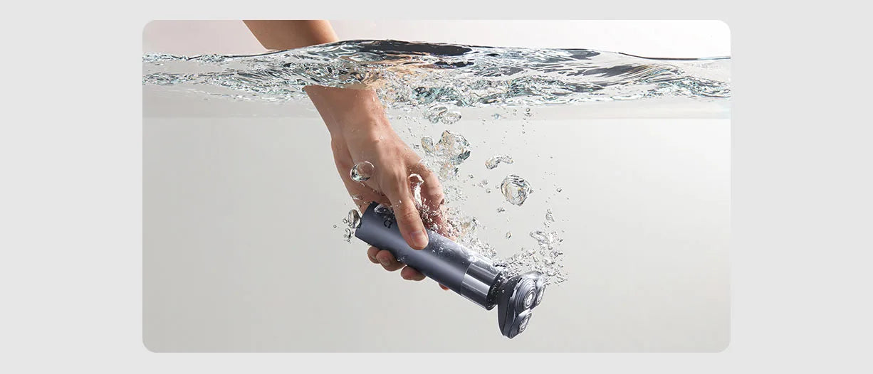 Xiaomi Mijia S302 Electric Shaver - 360° Floating Head, IPX7 Waterproof, 90min Shaving, Smart Digital Display, Wet & Dry Men's Beard Trimmer