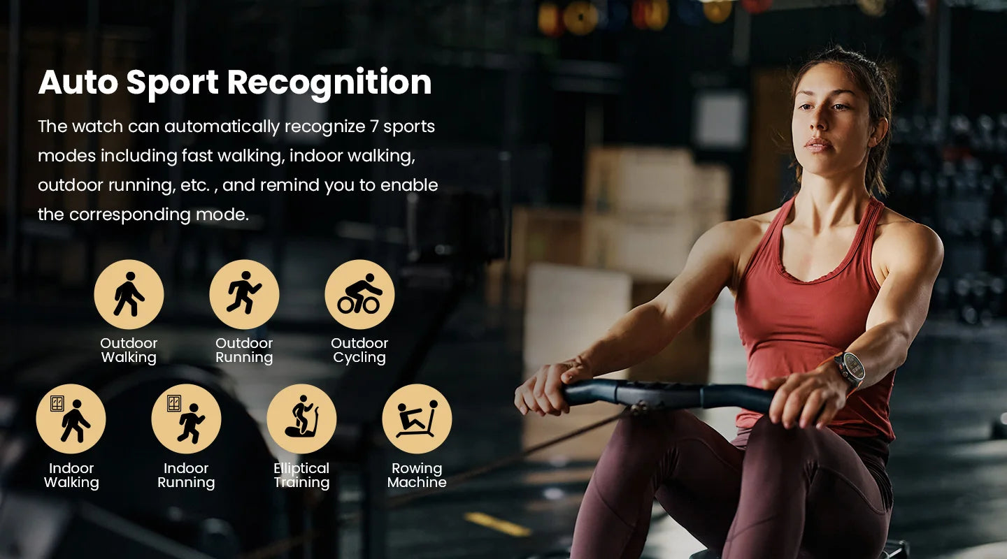 HAYLOU Solar Ultra GPS Smartwatch - 1.6" AMOLED, Built-in GPS, 5ATM Waterproof, Bluetooth Calling, 170+ Sports Modes, 22-Day Battery