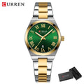 Curren Women's Watch - 33mm Fashion Dress Watch, Stainless Steel Bracelet, Date Display, Water Resistant Analog Watch for Women
