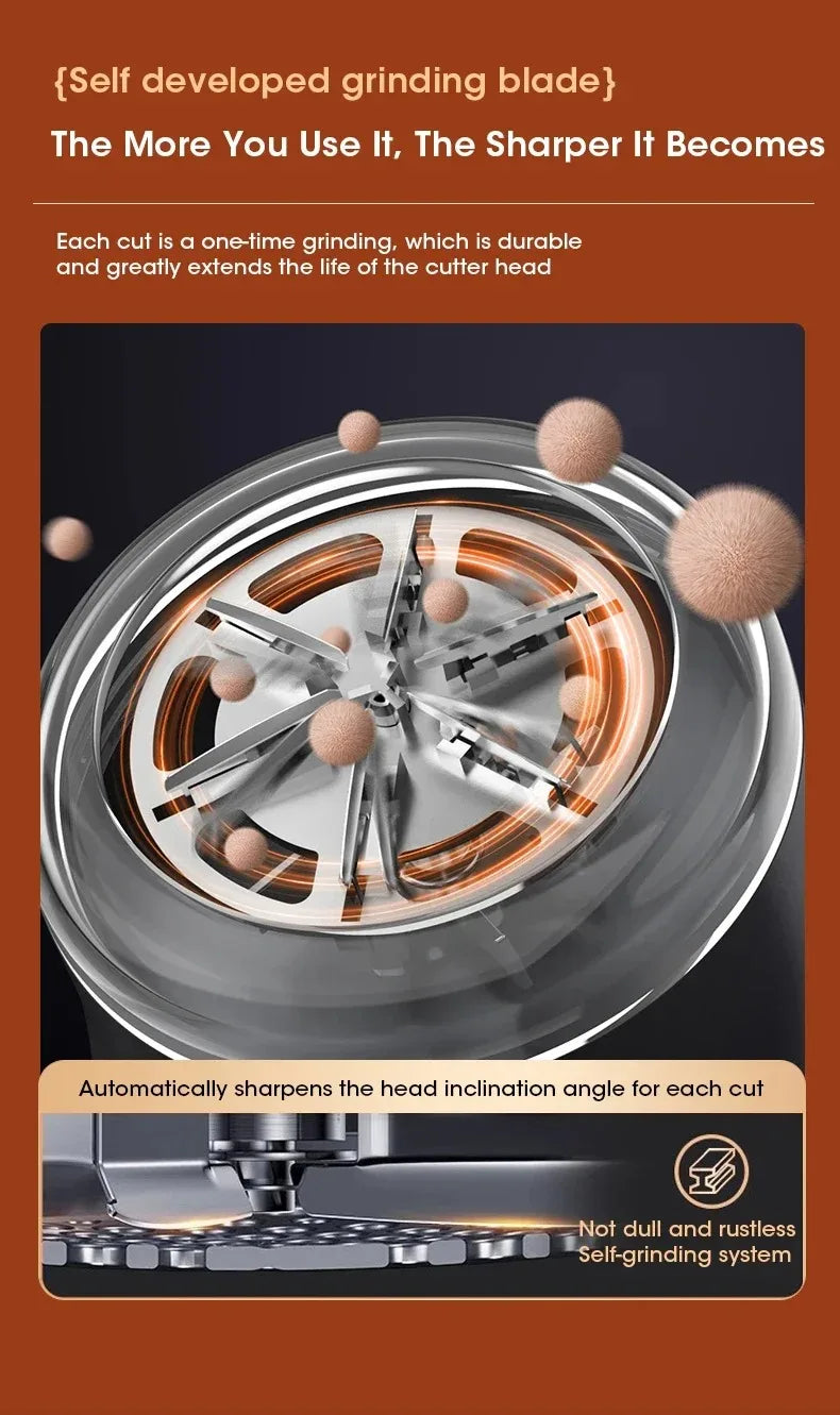 Rechargeable Electric Fabric Shaver & Lint Remover - Portable Clothing Fuzz Remover with LED Display, Cordless Lint Shaver for Sweaters, Couches & More