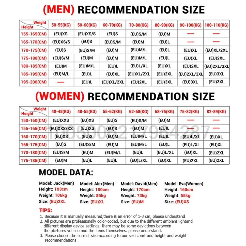 MCDV USB Heated Jacket & Thermal Underwear Set for Men & Women - Electric Heating Vest with Adjustable Temperature for Winter Sports, Outdoor Activities