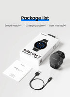 HAYLOU Solar Lite 2 Smartwatch - 1.43" AMOLED 60Hz, Bluetooth 5.4 Calling, 17-Day Battery, 150+ Sports Modes, 24/7 Health Monitor