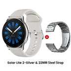 HAYLOU Solar Lite 2 Smartwatch - 1.43" AMOLED 60Hz, Bluetooth 5.4 Calling, 17-Day Battery, 150+ Sports Modes, 24/7 Health Monitor