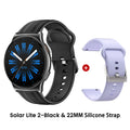 HAYLOU Solar Lite 2 Smartwatch - 1.43" AMOLED 60Hz, Bluetooth 5.4 Calling, 17-Day Battery, 150+ Sports Modes, 24/7 Health Monitor