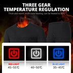 MCDV USB Heated Jacket & Thermal Underwear Set for Men & Women - Electric Heating Vest with Adjustable Temperature for Winter Sports, Outdoor Activities