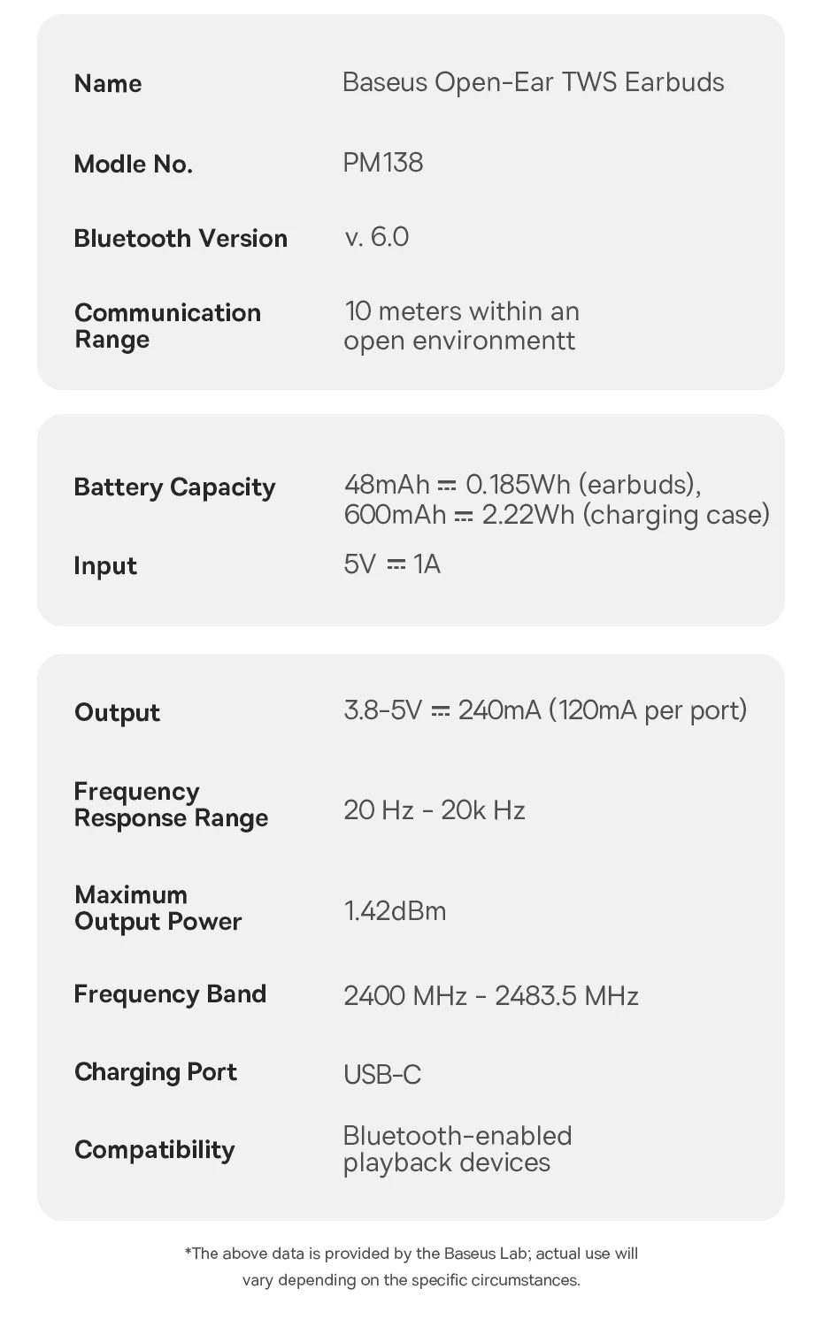 Baseus Bowie MC1 Pro Open-Ear Clip Earbuds - Bluetooth Wireless Earphones, Hi-Res Audio, 4-Mic ENC Calls, 40H Playtime, IP67 Waterproof, Ultra-Light Comfort Fit