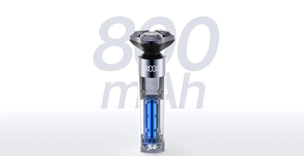 Xiaomi Mijia S302 Electric Shaver - 360° Floating Head, IPX7 Waterproof, 90min Shaving, Smart Digital Display, Wet & Dry Men's Beard Trimmer
