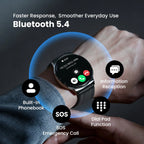 HAYLOU Solar Lite 2 Smartwatch - 1.43" AMOLED 60Hz, Bluetooth 5.4 Calling, 17-Day Battery, 150+ Sports Modes, 24/7 Health Monitor