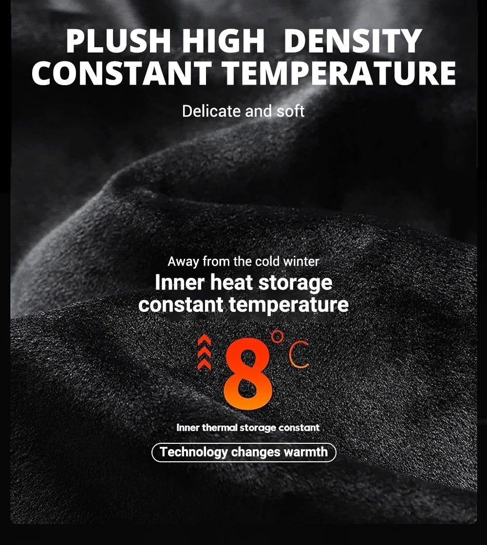 MCDV USB Heated Jacket & Thermal Underwear Set for Men & Women - Electric Heating Vest with Adjustable Temperature for Winter Sports, Outdoor Activities