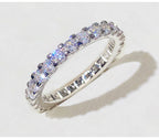 So-Bling S925 Sterling Silver Cocktail Ring For Women, Elegant Fine Cubic Zirconia Ring for Engagement Wedding Party