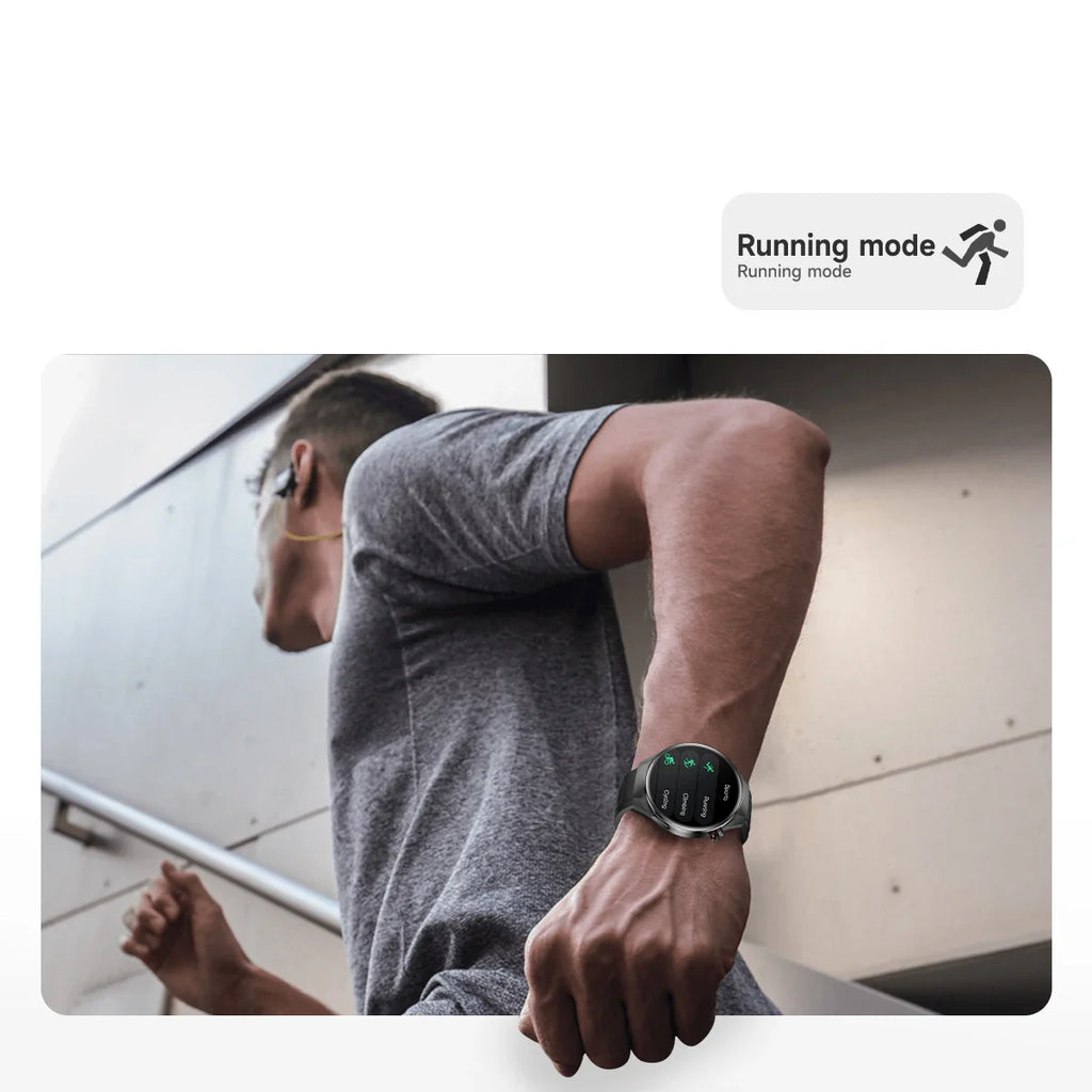 GUHUAVMI 1.75" AMOLED Smartwatch with GPS & Bluetooth Calling - IP68 Waterproof, 100+ Sports Modes, Heart Rate/SpO2 Monitor, 7-Day Battery