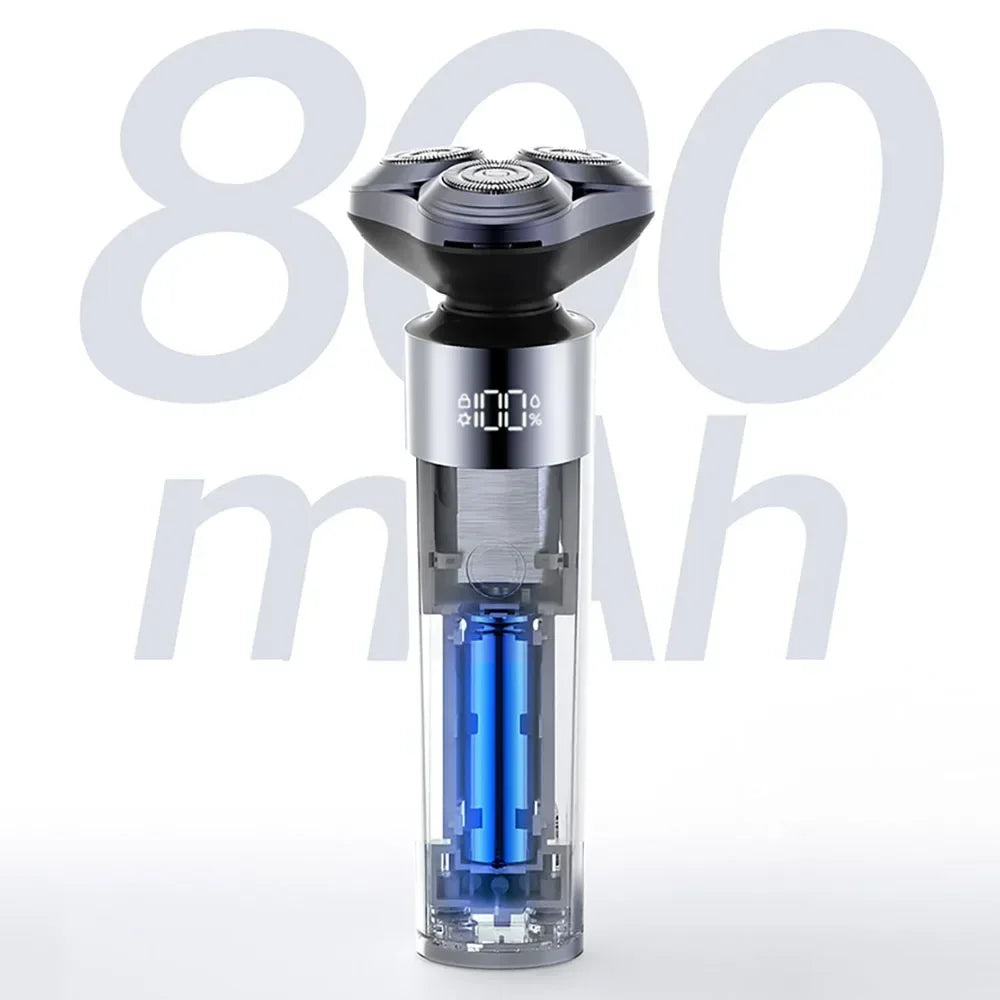 Xiaomi Mijia S302 Electric Shaver - 360° Floating Head, IPX7 Waterproof, 90min Shaving, Smart Digital Display, Wet & Dry Men's Beard Trimmer