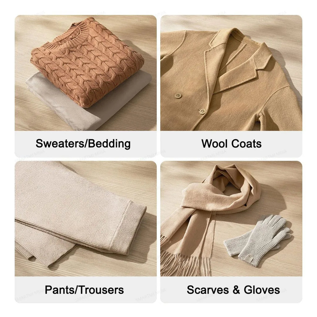 Xiaomi Mijia Lint Remover 2 - Electric Fabric Shaver with 6 Stainless Steel Blades, 180min USB-C Rechargeable, Strong Suction, Safe for Sweaters & Clothes