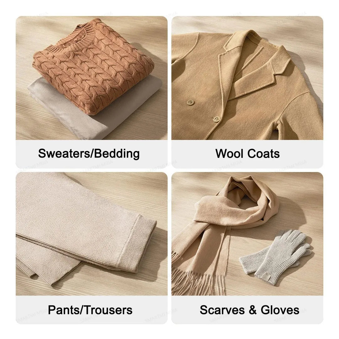 Xiaomi Mijia Lint Remover 2 - Electric Fabric Shaver with 6 Stainless Steel Blades, 180min USB-C Rechargeable, Strong Suction, Safe for Sweaters & Clothes