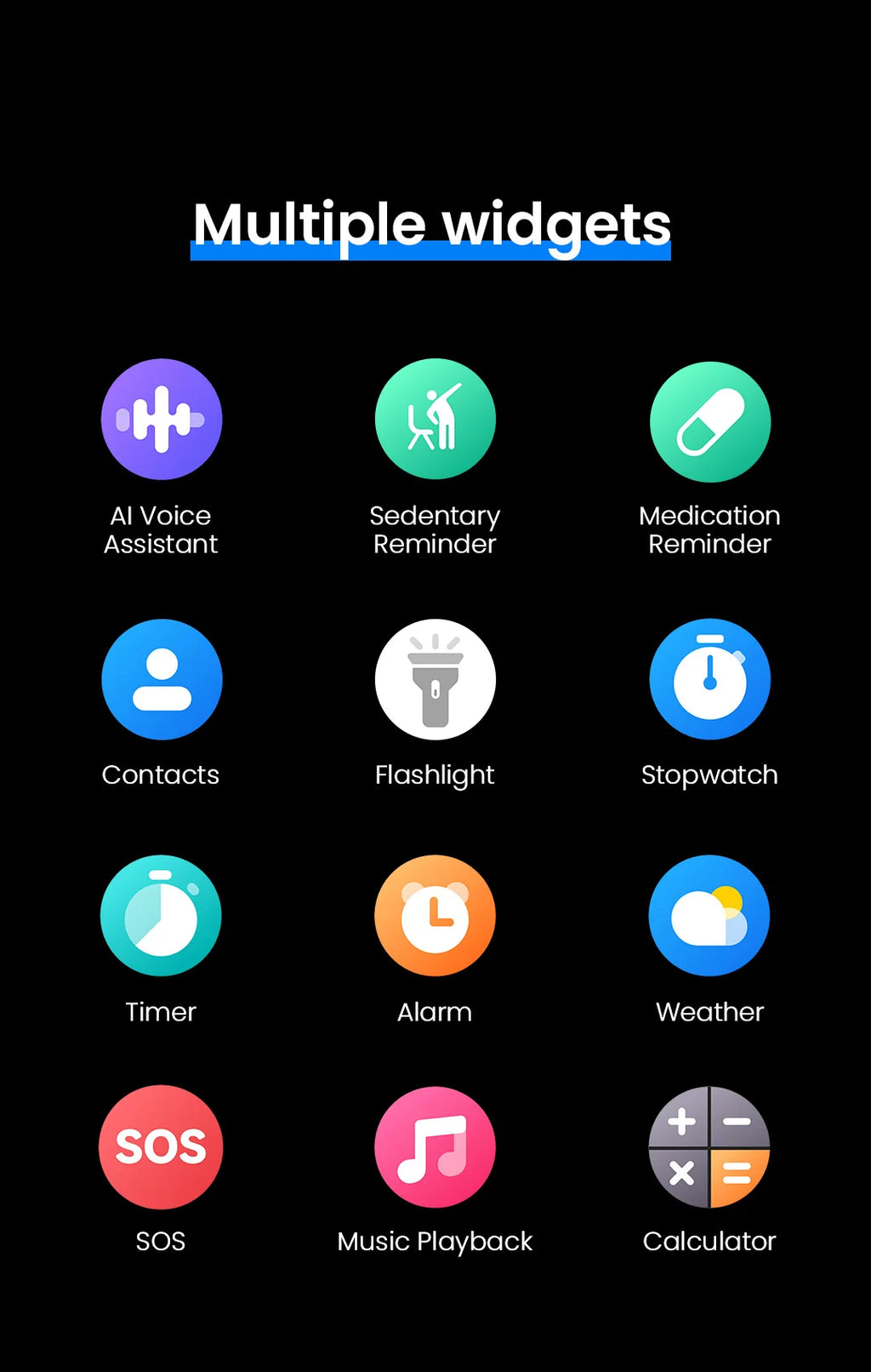 HAYLOU Solar Lite 2 Smartwatch - 1.43" AMOLED 60Hz, Bluetooth 5.4 Calling, 17-Day Battery, 150+ Sports Modes, 24/7 Health Monitor