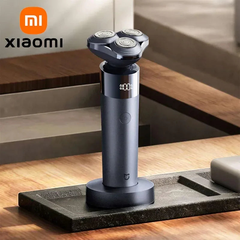 Xiaomi Mijia S302 Electric Shaver - 360° Floating Head, IPX7 Waterproof, 90min Shaving, Smart Digital Display, Wet & Dry Men's Beard Trimmer