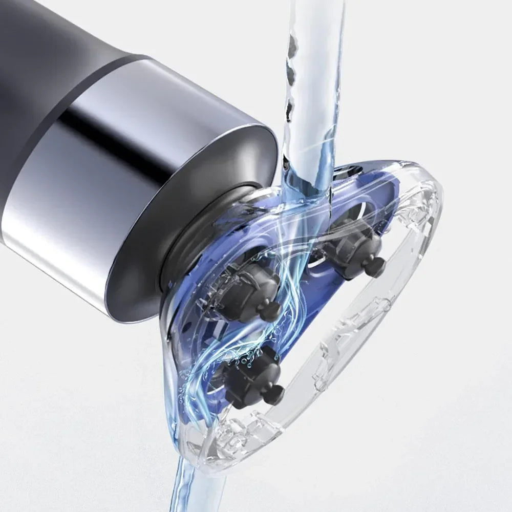 Xiaomi Mijia S302 Electric Shaver - 360° Floating Head, IPX7 Waterproof, 90min Shaving, Smart Digital Display, Wet & Dry Men's Beard Trimmer