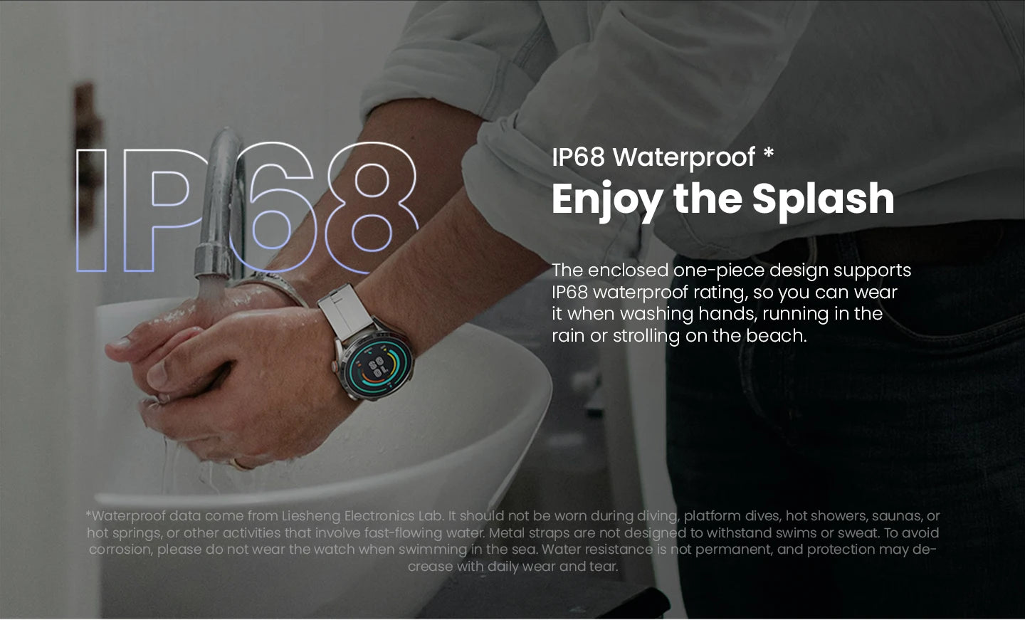 HAYLOU Solar 5 Smart Watch with Bluetooth Calling - 1.58" AMOLED 60Hz Display, 40-Day Battery, 100+ Sports Modes, 24/7 Health Monitor, IP68 Waterproof