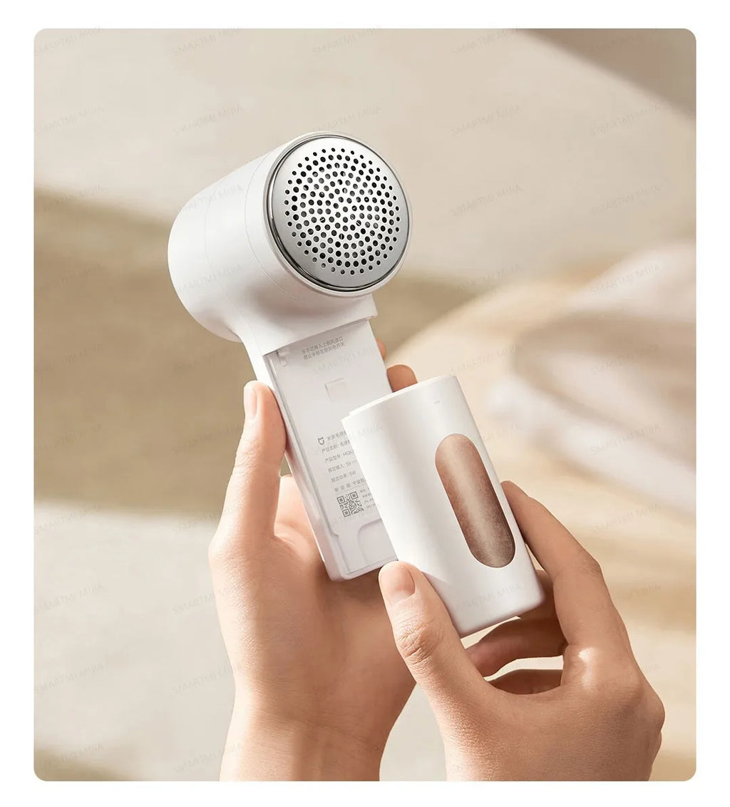 Xiaomi Mijia Lint Remover 2 - Electric Fabric Shaver with 6 Stainless Steel Blades, 180min USB-C Rechargeable, Strong Suction, Safe for Sweaters & Clothes